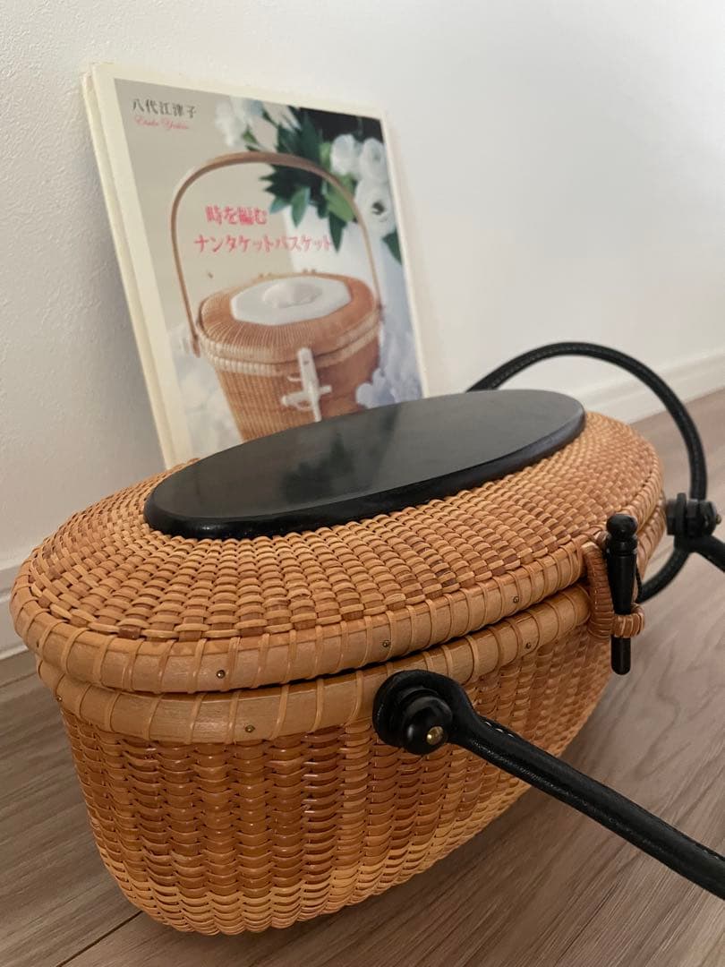 ナンタケットバスケット 10インチ オーバル 蓋付きバスケット - メルカリ
