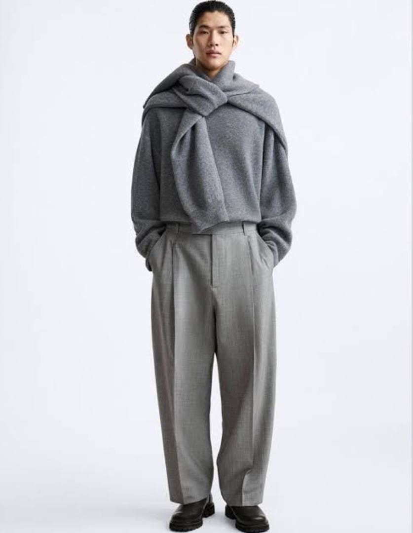 ZARA×studionicholson カシミアニット ZARA × Studio Nicholson カシミアブレンドセーター ブラック ザラ