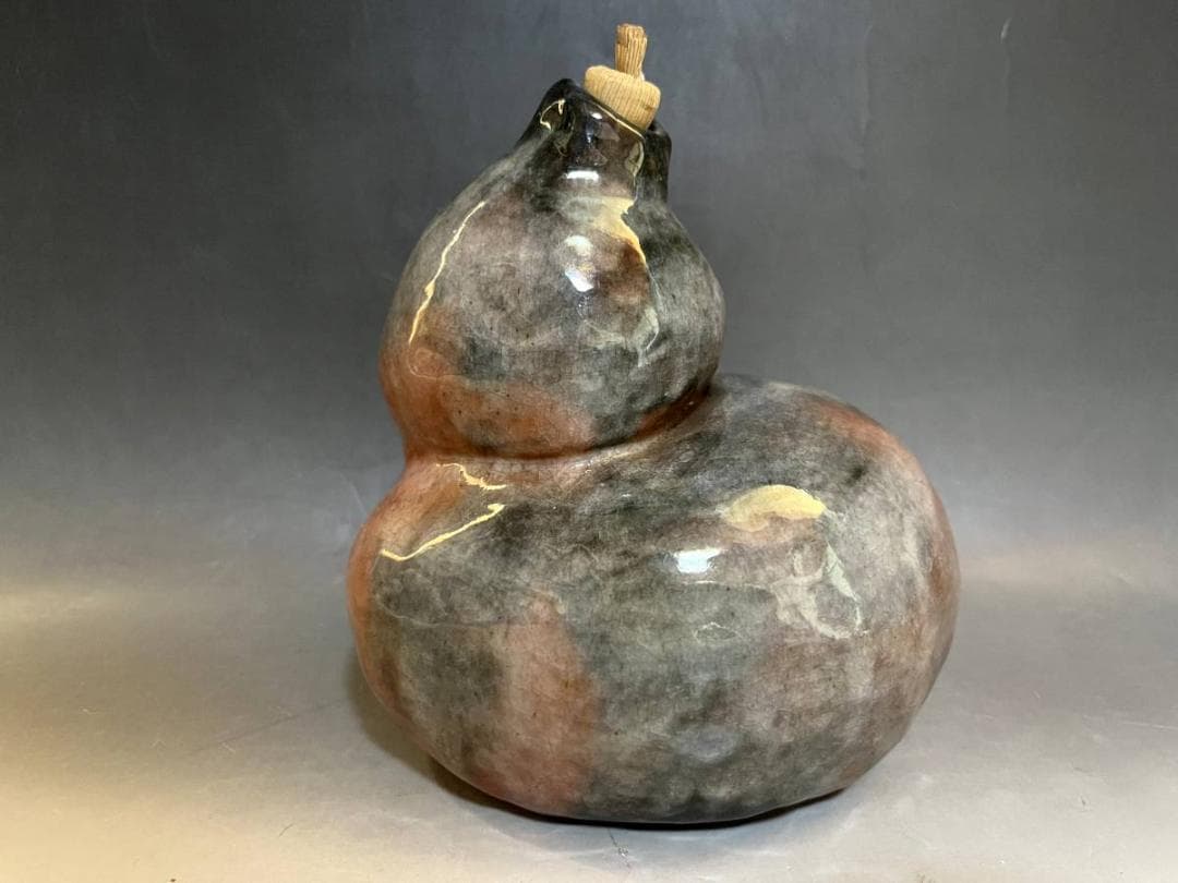 徳利□いぬ井 己酉 梅亭手造？楽巣流振り出し？赤楽