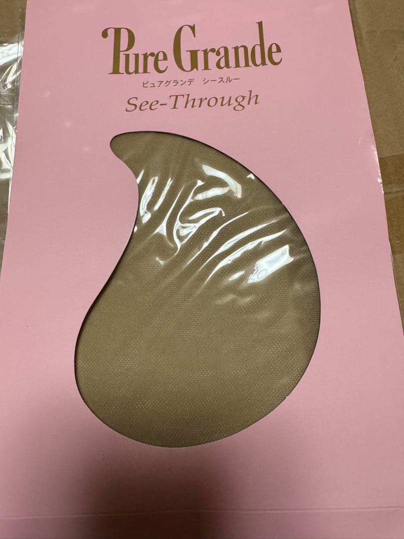 ダイアナ ピュアグランデ マイナスイオンサポートタイツ シースルーL