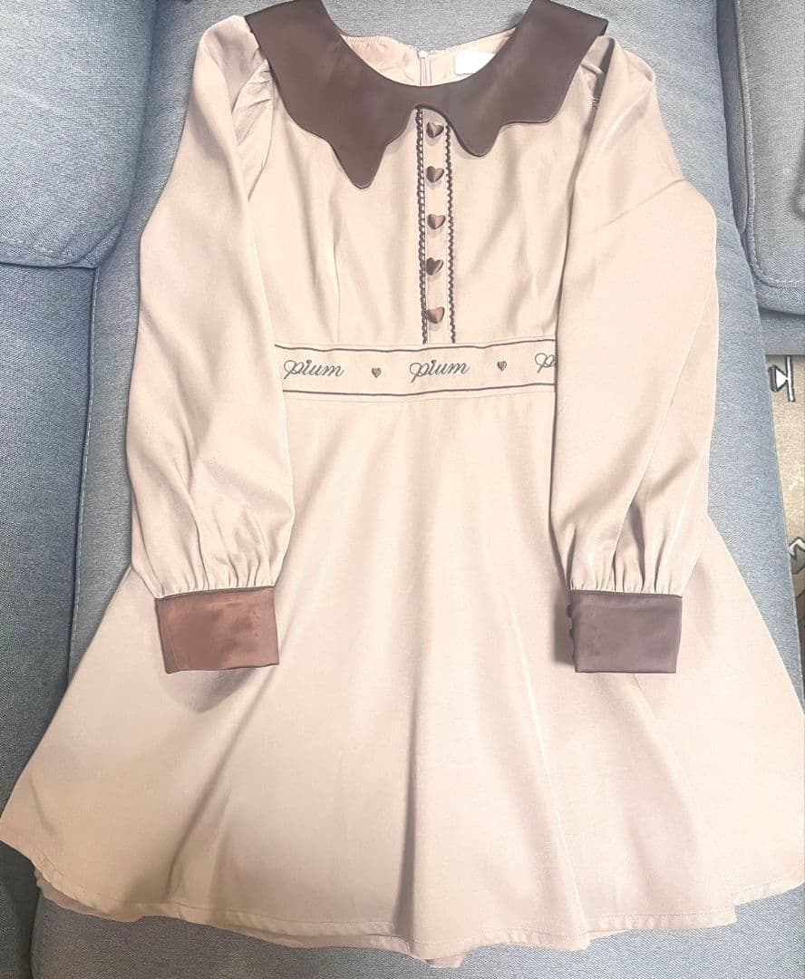 piumメルティーチョコレートワンピースモカ