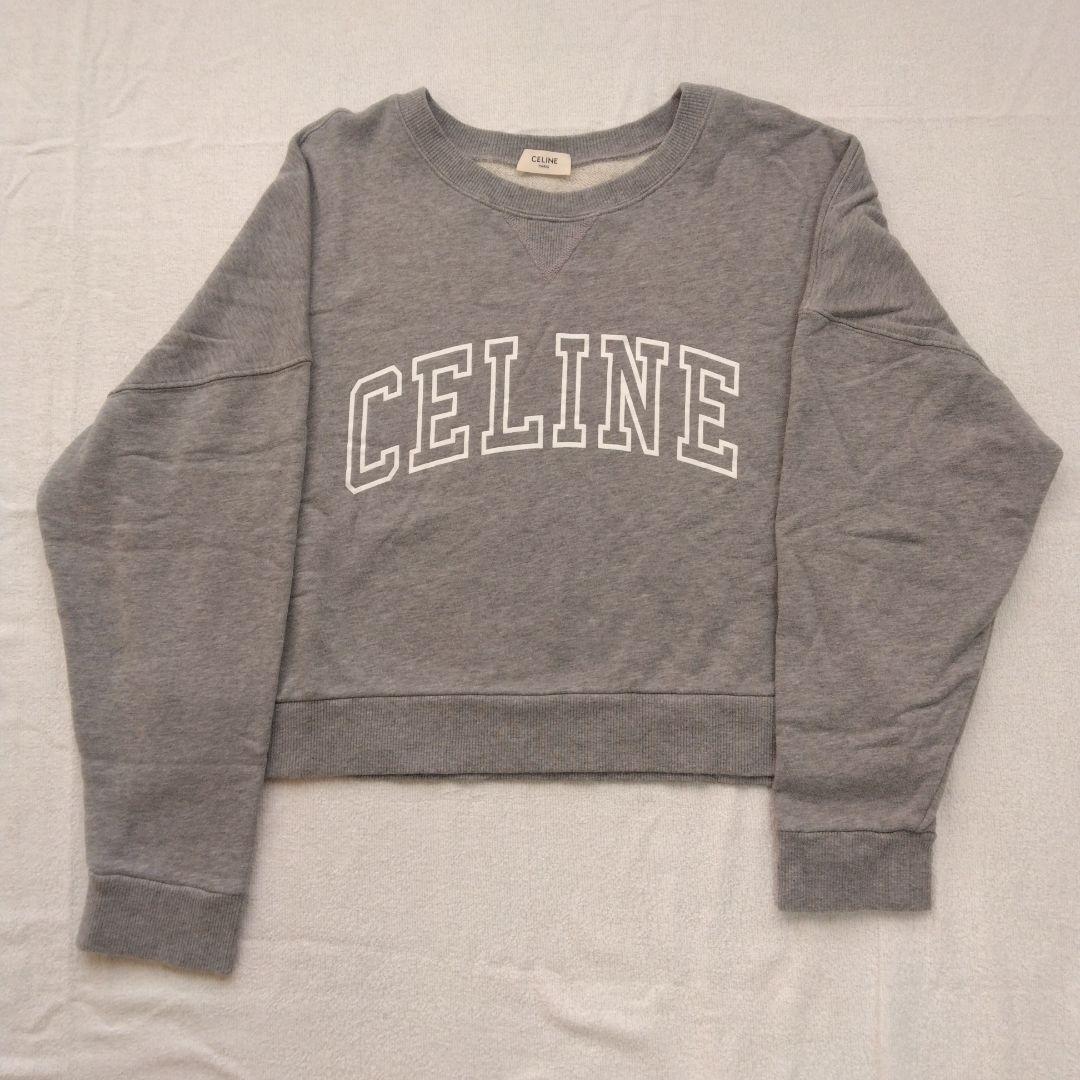 CELINE グレー スウェット Mサイズ 楽天市場】セリーヌ CELINE スウェットシャツ グレー レディース ry0dy