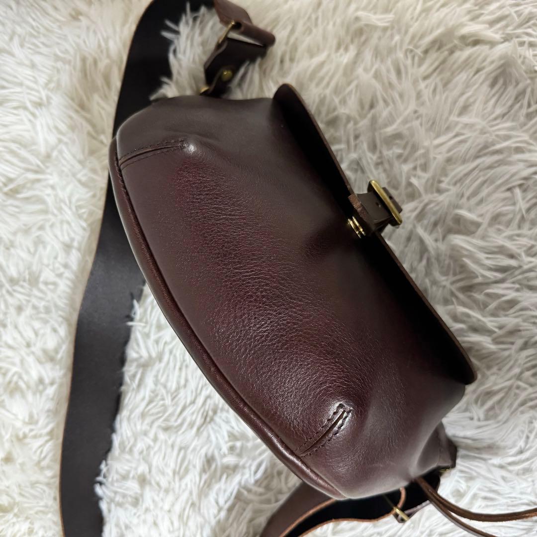 未使用級✨LONA ロナ MILI ミリ ボディーバッグ ブラウニー レザー