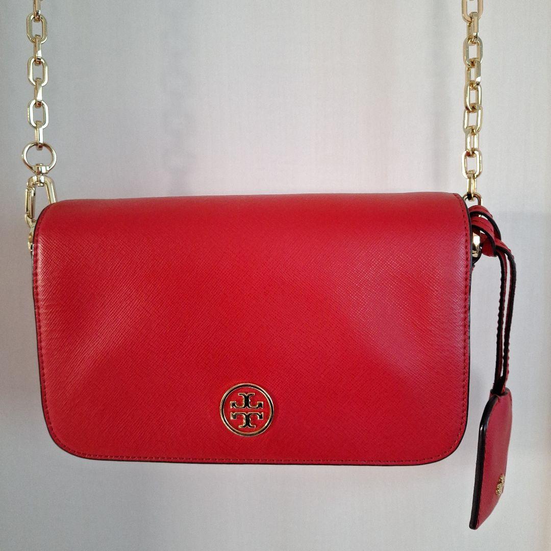 ⭐美品⭐ トリーバーチ ショルダーバッグ 赤 チェーンバッグ レッド