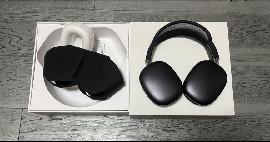 ヴ*ず様 【美品】AirPodsmax スペースグレー ブルートゥースヘッドホン AirPodsMax スペースグレイ MGYH3J/A