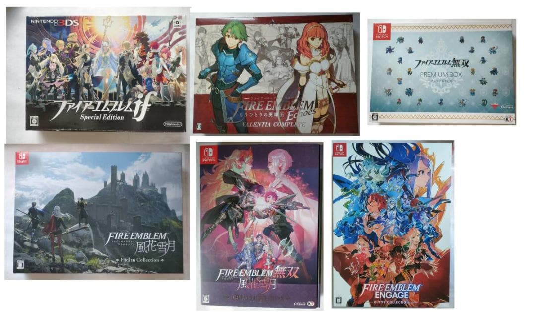 6種類セット 動作確認済み ファイアーエムブレム FE 豪華版 セット まとめ Amazon.co.jp: ファイアーエムブレム 風花雪月 Fódlan Collection