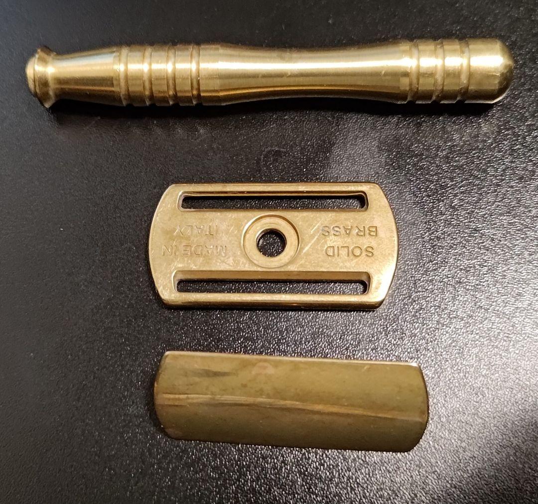 RAZORINE FLATBOY 75 オール真鍮 送料込み 両刃カミソリ - メルカリ