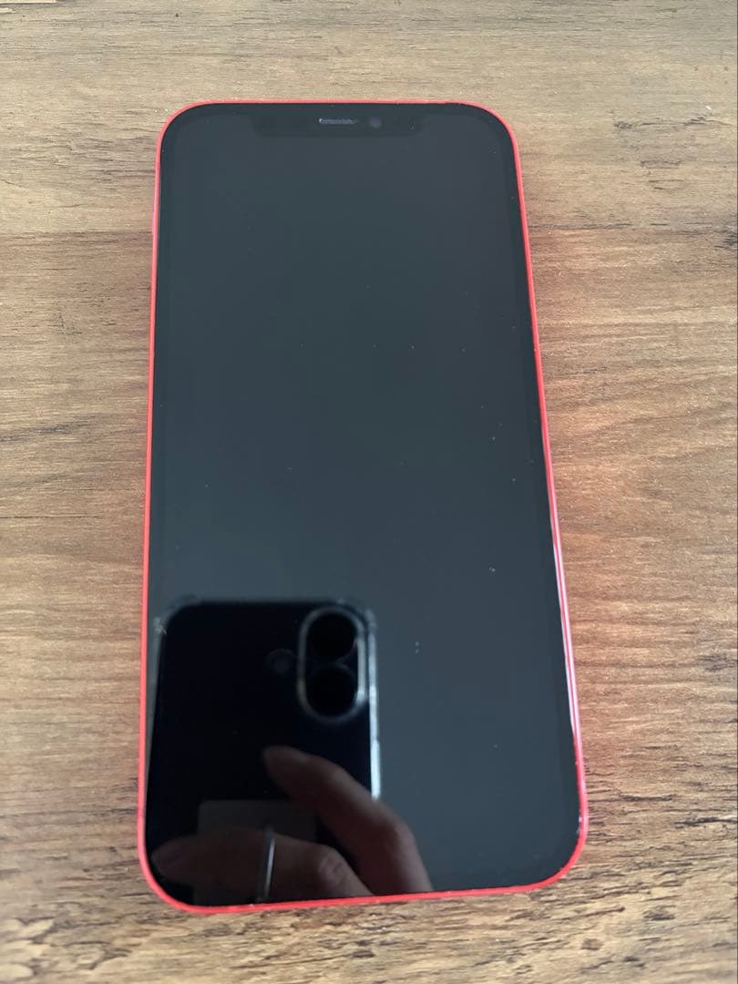 iPhone12 64GB 赤 バッテリー80% SIMフリー 初期化済み - メルカリ