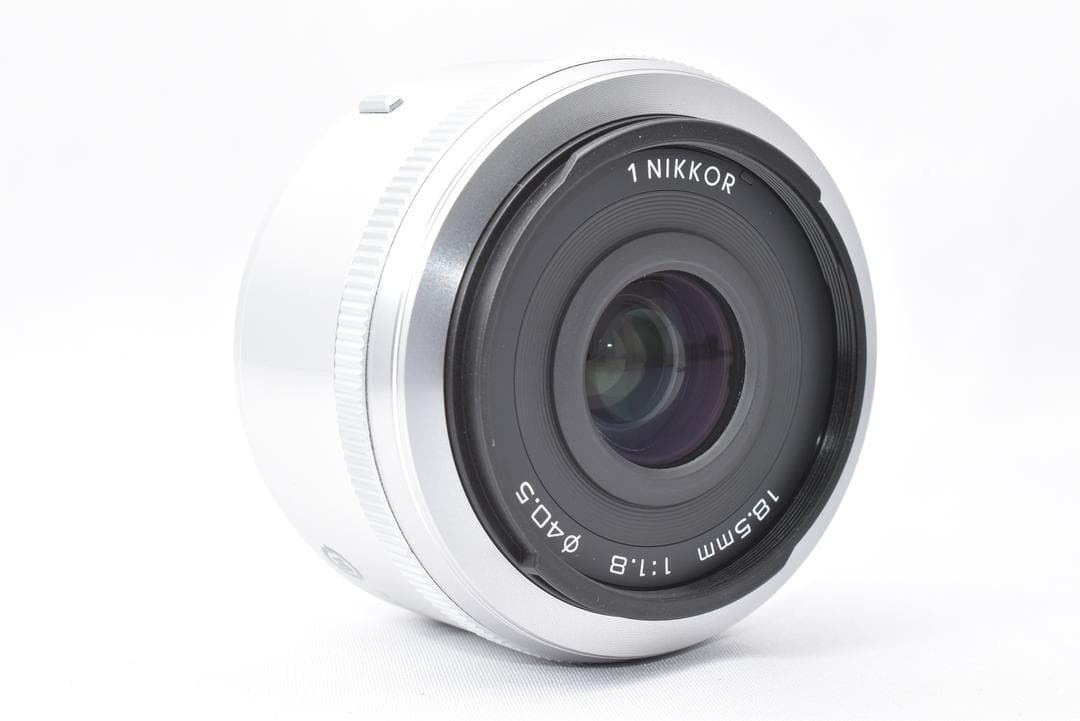 【美品】ニコン Nikon 1 NIKKOR 18.5mm f1.8 シルバー