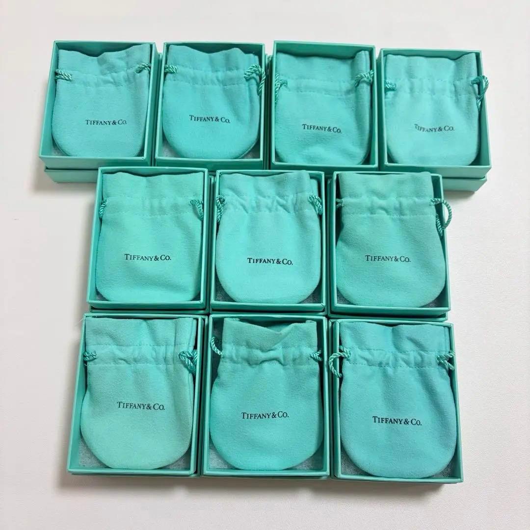 美品 ティファニー 巾着袋 空箱 10個セット 保存袋 アクセサリー入れ
