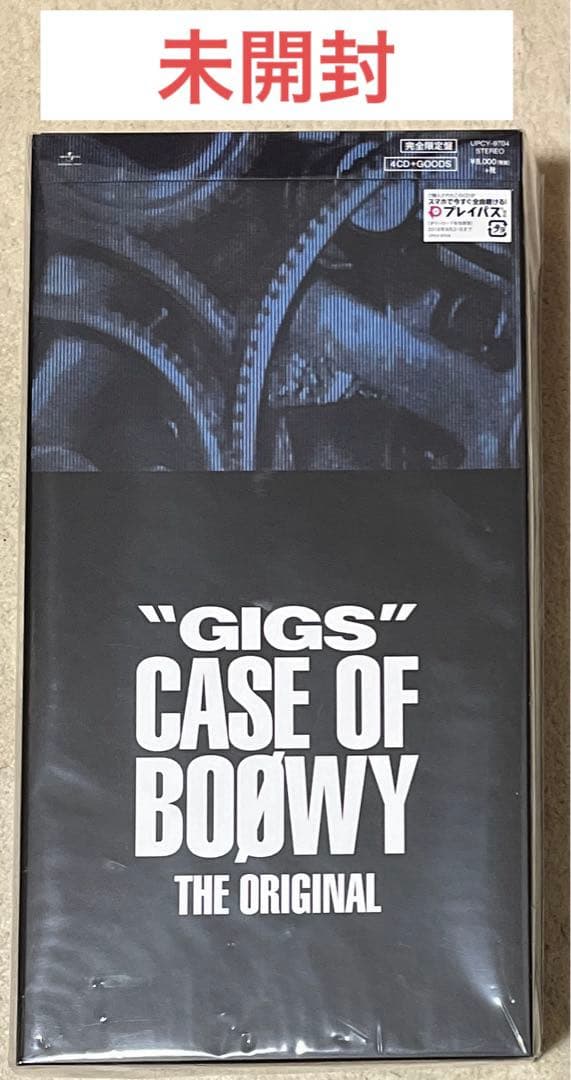 【未開封】\"GIGS\" CASE OF BOφWY-THE ORIGINAL-