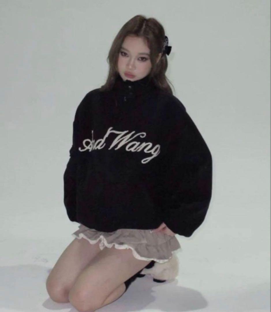 andwang Fluffy Fleece Set ブラック フリースセット - メルカリ