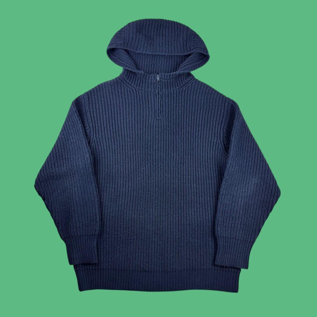 90s Stussy ハーフジップ ニットパーカー L Old Stussy - メルカリ