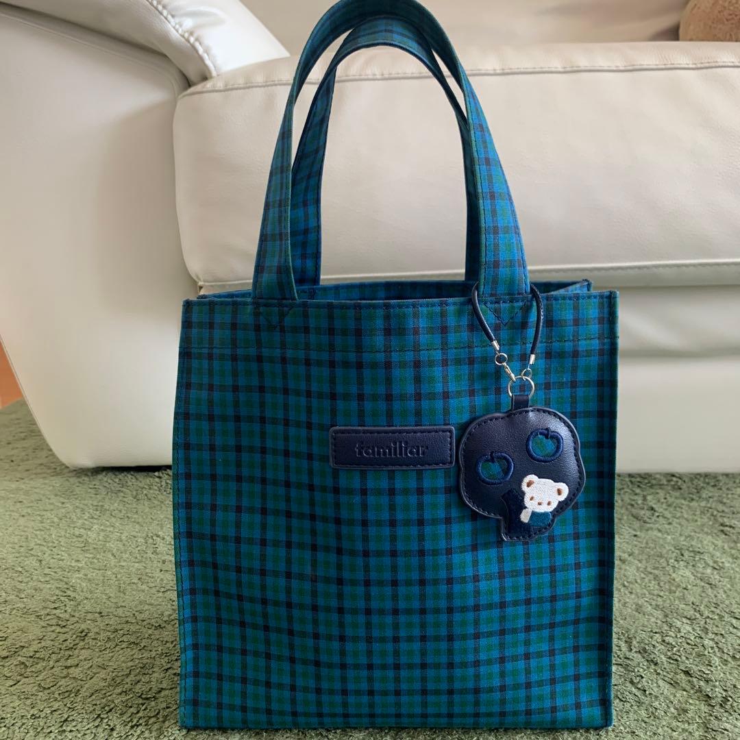 ファミリア トートバッグ小サイズ ファミリアチェック - メルカリ