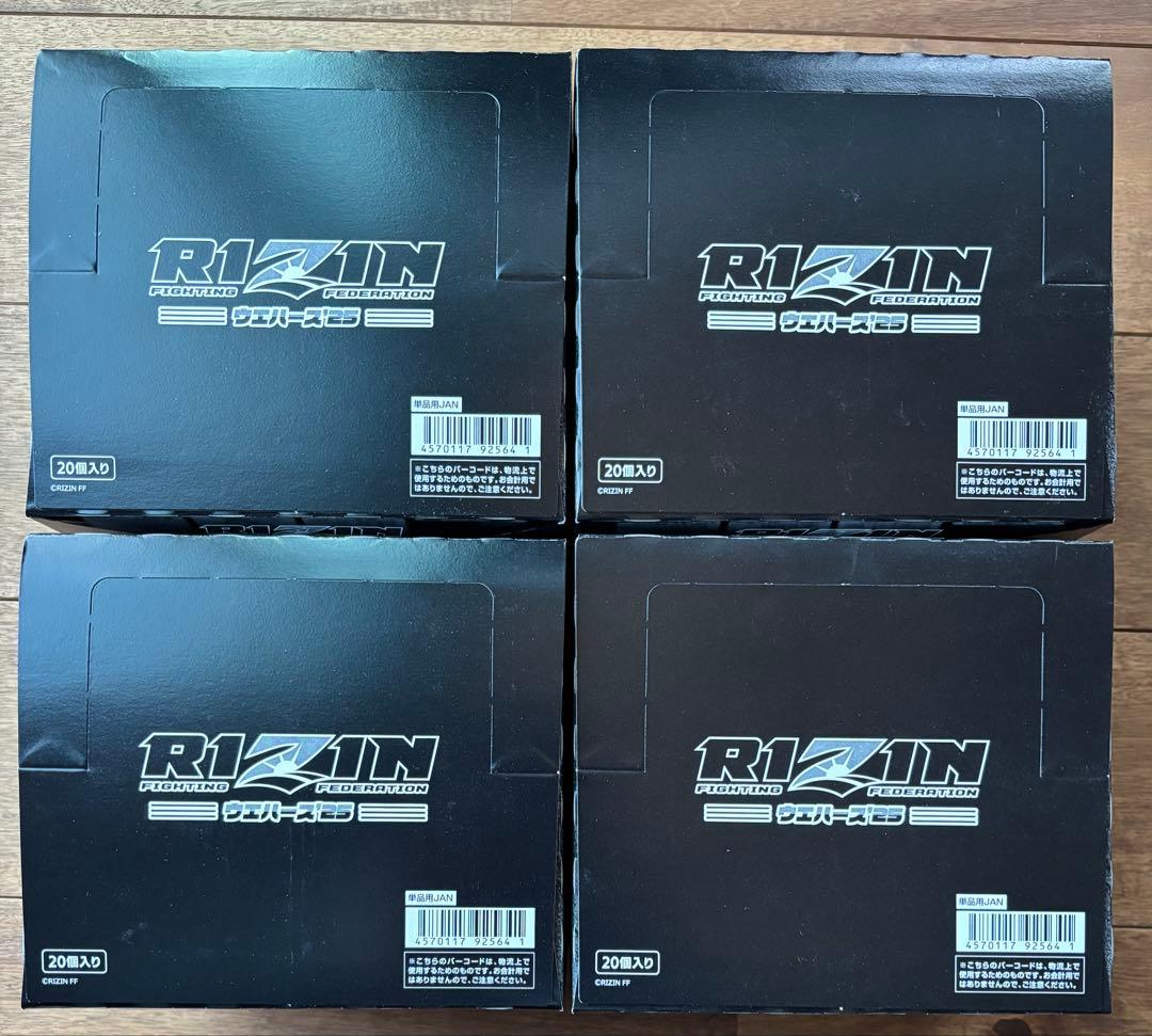 RIZINウエハース'25 ライジン 4箱 朝倉未来 - メルカリ