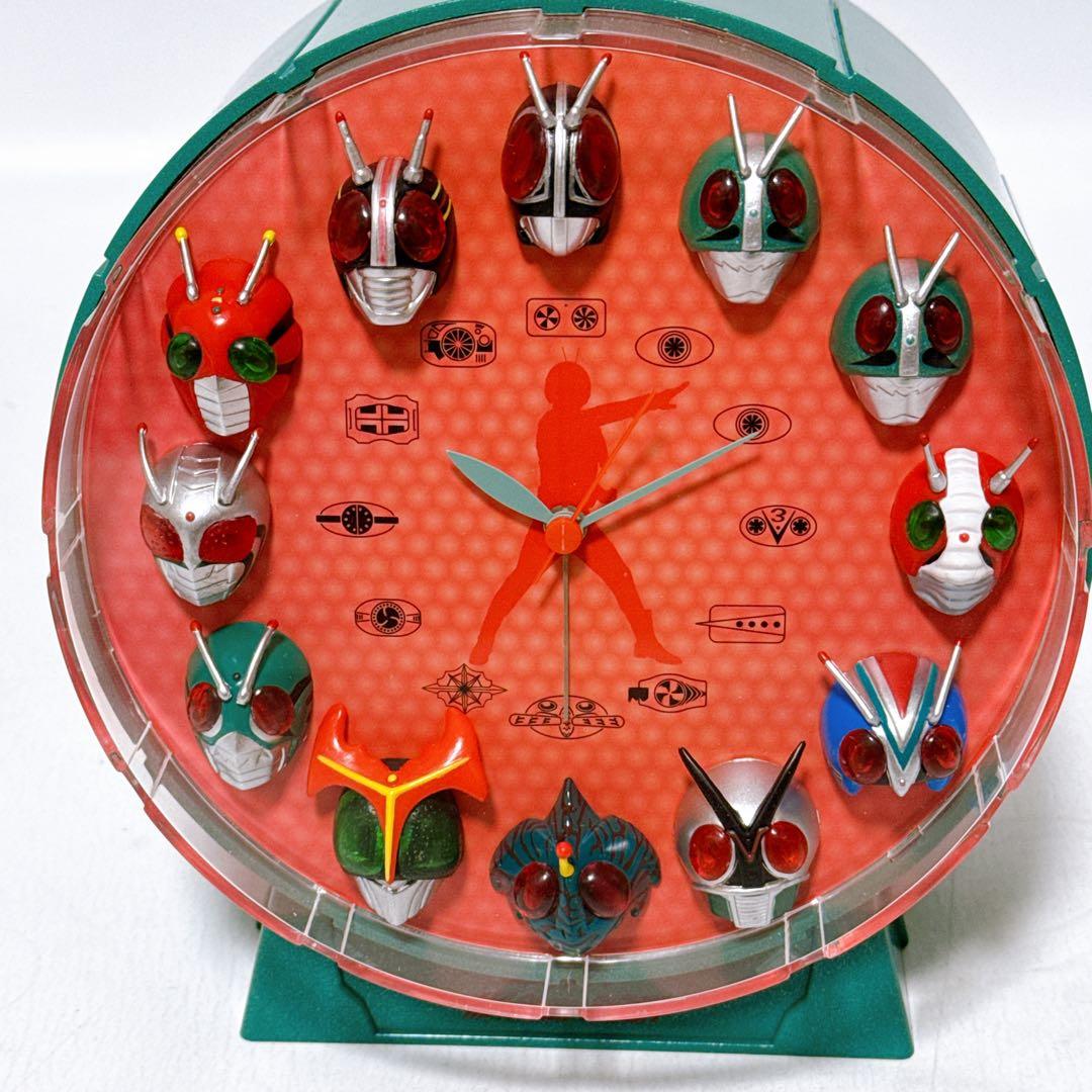 仮面ライダー アラームクロック 昭和ライダー 40周年記念 置時計