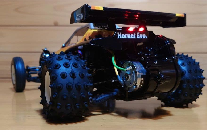 タミヤRCホーネットEVO.(LEDライト付)＆プロポ＆バッテリー充電器完成