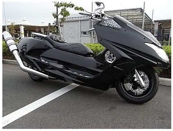 ヤマハ マグザム250 社外マフラー中古SG17J用 かち上げマフラー - メルカリ