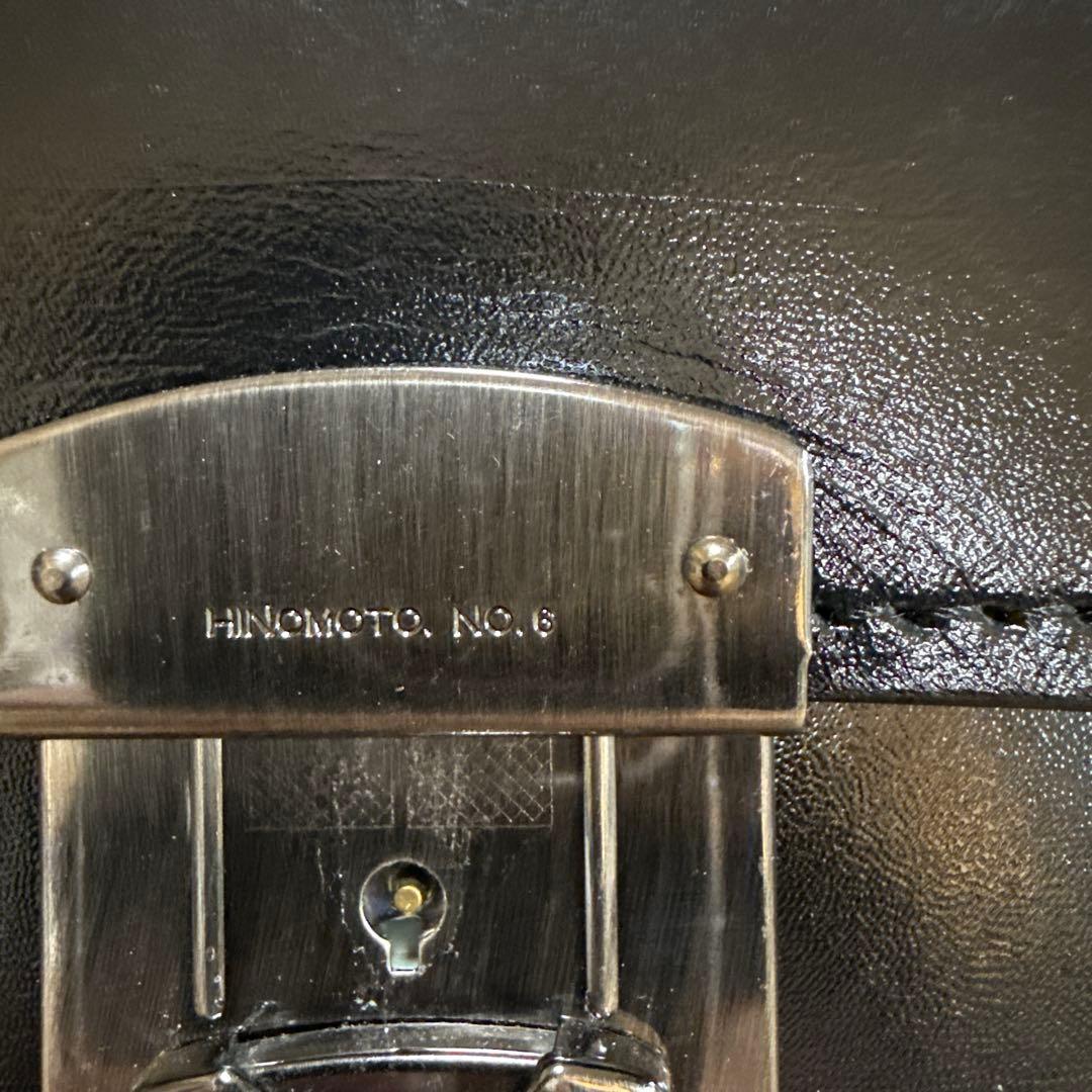 HINOMOTO NO.6 本革 スクールバッグ レトロ 昭和 鞄 黒 レザー - メルカリ