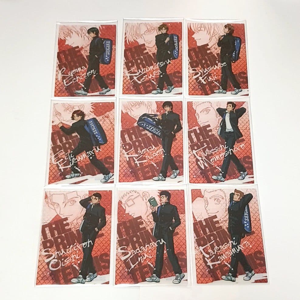 ⑱テニスの王子様　シャイニングクリアカード　制服　コンプリート 9枚セット 24,テニスの王子様 シャイニングクリアカード 学校生活 制服 9枚セット