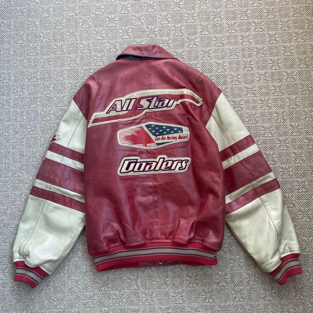 90s 初期品AVIREX GOALERS leather JACKET - メルカリ