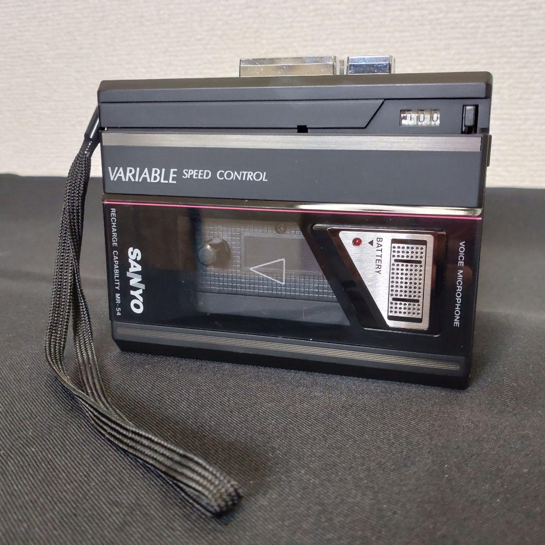サンヨー ポータブル カセット プレーヤー SANYO MR-54(K) - メルカリ