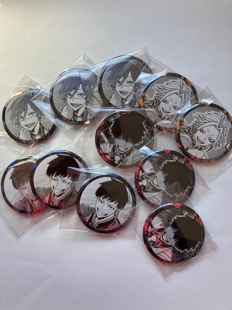 桃源暗鬼 手術岾ロクロ 桜介 缶バッジ まねきねこ 月詠 矢颪碇 - メルカリ