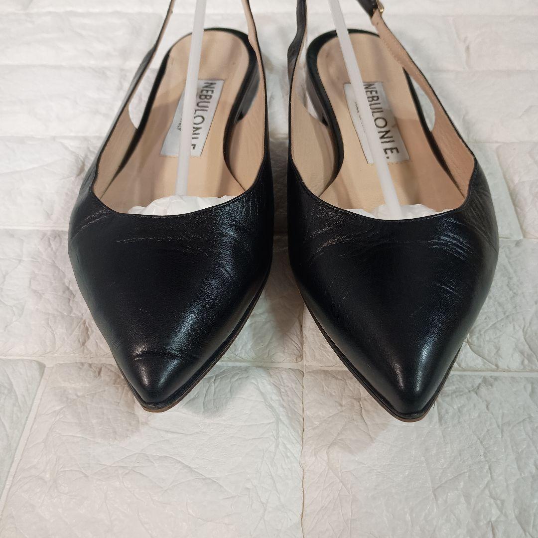 ネブローニ Nebuloni ミュール フラット 37 23.5cm sa03