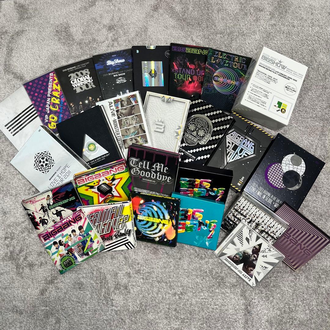BIGBANG 日本版 CD DVD まとめ売り(1枚欠品あり) K-POP PLAZA】KPOP DVD 韓流グッズ 専門店 新大久保 KPOPDVD