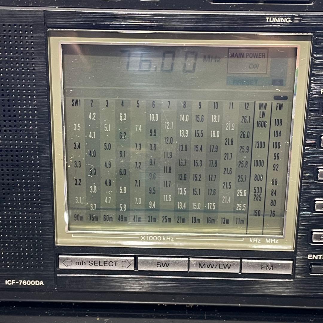 SONY ICF-7600DA 動作確認済 - メルカリ