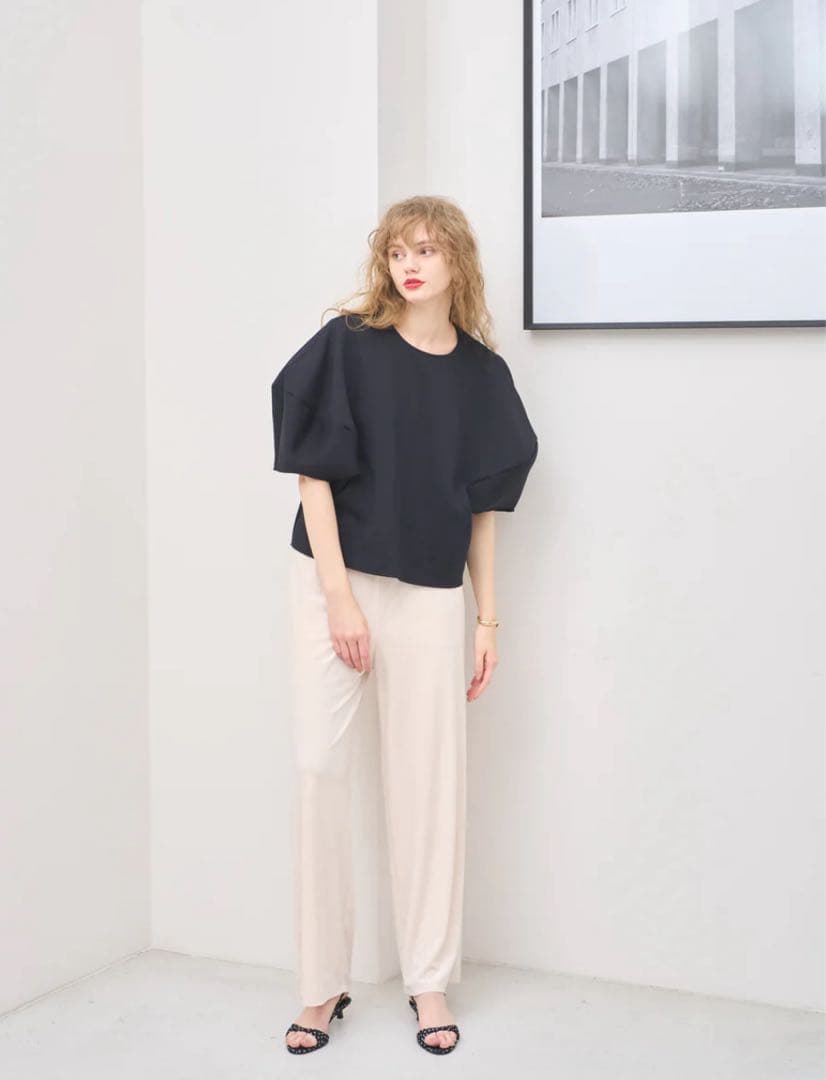 Liten リテン Sculpture form pullover ブラック - メルカリ