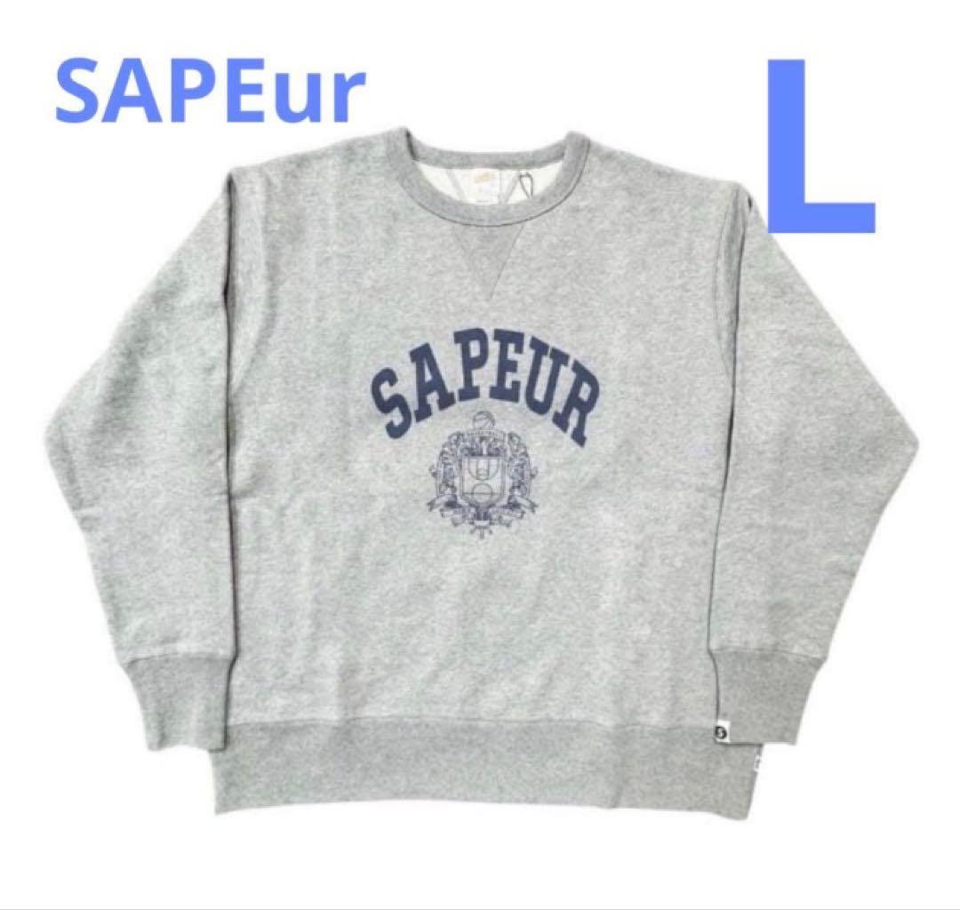 SAPEur サプール スウェット トレーナー クルーネック L - メルカリ