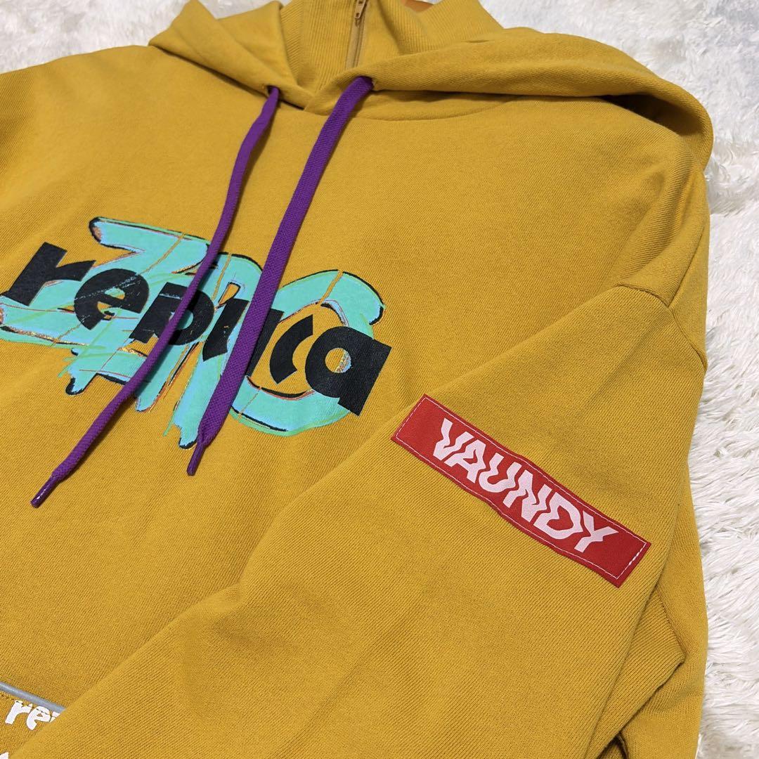 美品 バウンディー VAUNDY replica フード付きパーカー M - メルカリ