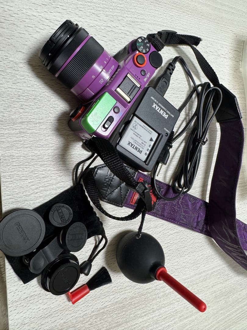 中古液晶焼け PENTAX Q10 エヴァンゲリオン TYPE01 初号機モデル