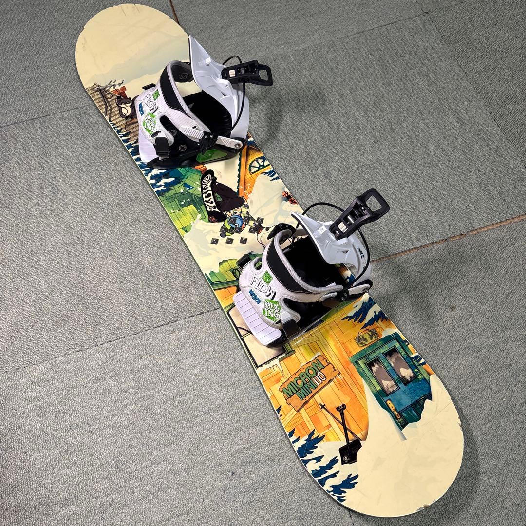 子供用スノーボード110cm バインディング付き - メルカリ