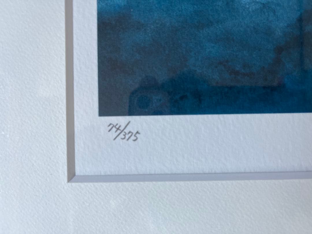 版画 74/375 REST MOMENT