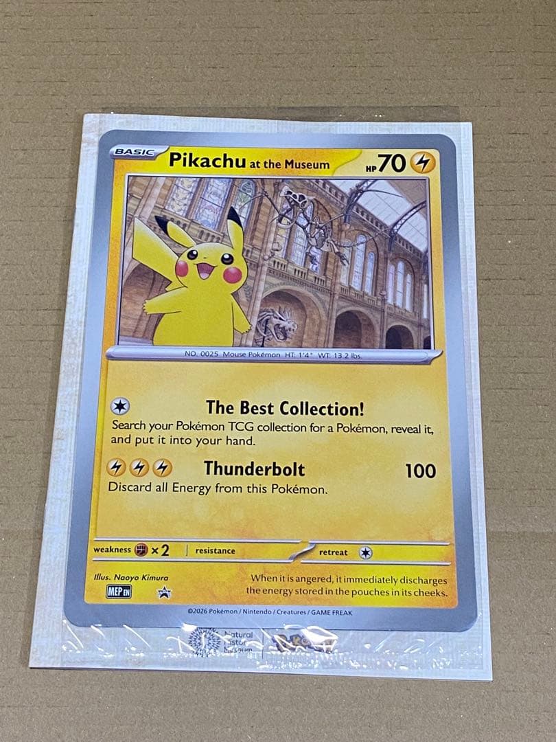 未開封 Pikachu at the Museum ピカチュウ プロモ 博物館 - メルカリ