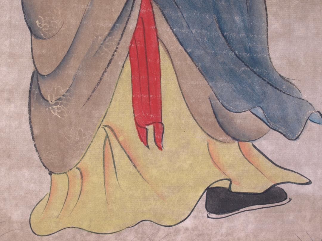 蔵整理品 中国清時代絵 肉筆水彩絵 骨董品 唐物 R1702 C6-