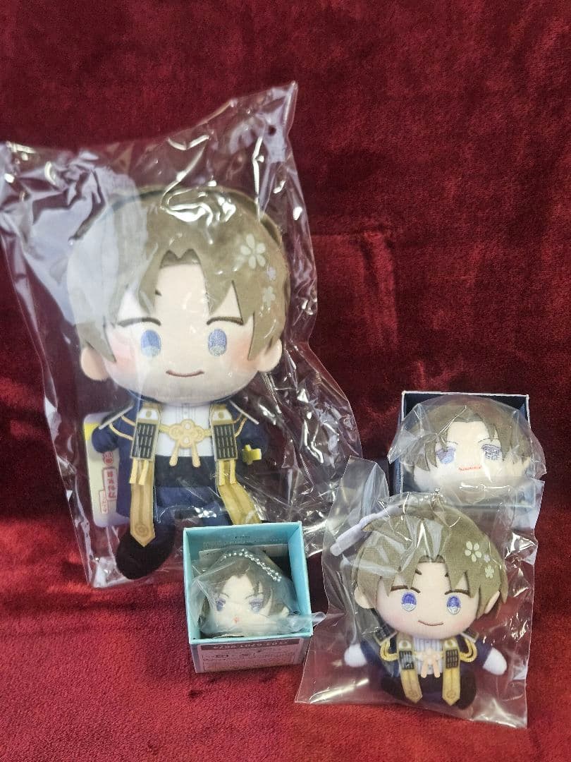 刀剣乱舞 へし切長谷部 もちマス わんぱく 指の上 ぬいぐるみ へしきり