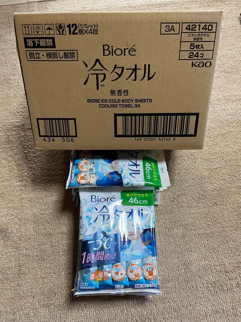 ビオレ冷タオル37コ