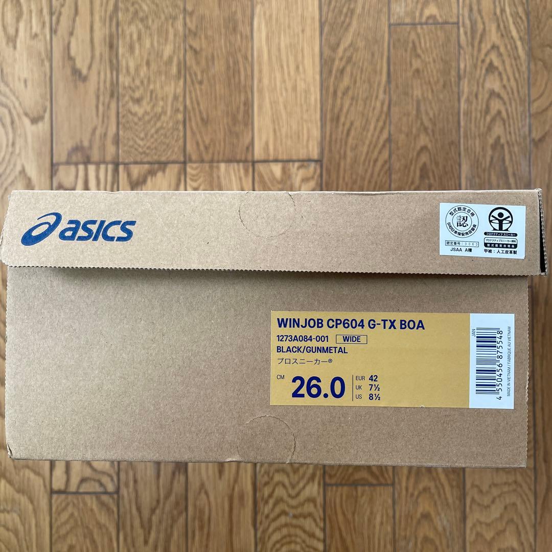 安全靴 asics WINJOB CP604 G-TX BOA 26.0cm