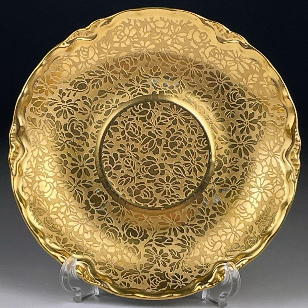 希少】フッチェンロイター 24K 金彩 カップ＆ソーサー ハンド