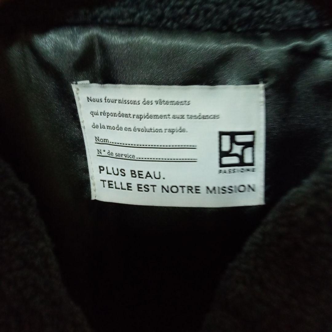 美品❢パシオーネ ボアショートコート ポンチョ テディベア - メルカリ