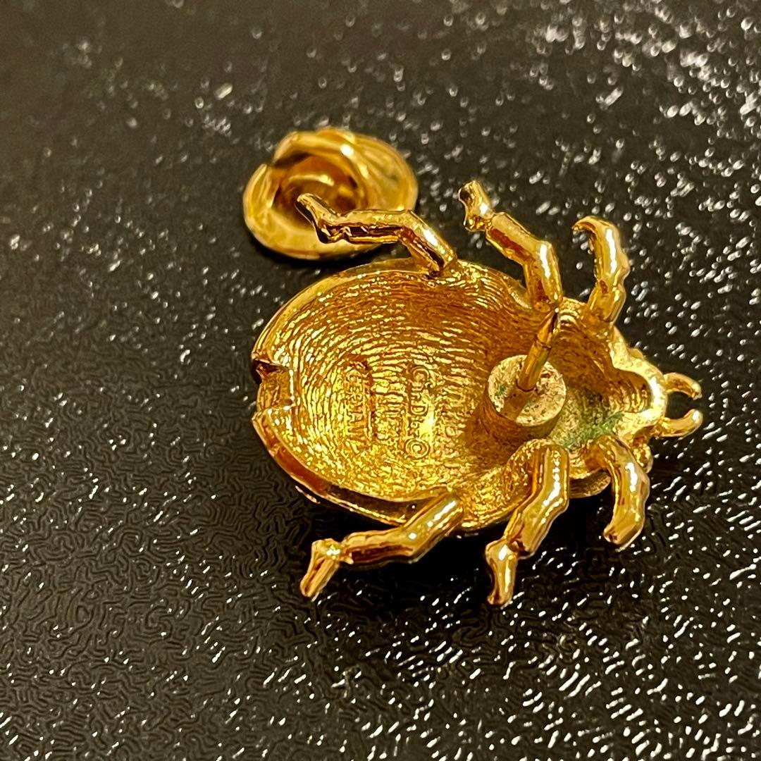 ドイツ製 Dior ディオール てんとう虫 ブローチ 昆虫 - メルカリ