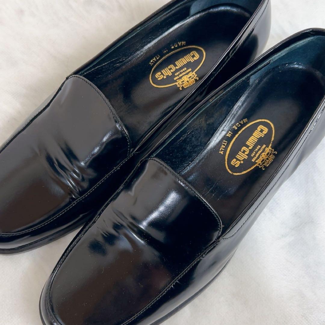 【美品】チャーチ ローファー 37 23.5cm ブラック 黒 イタリア製