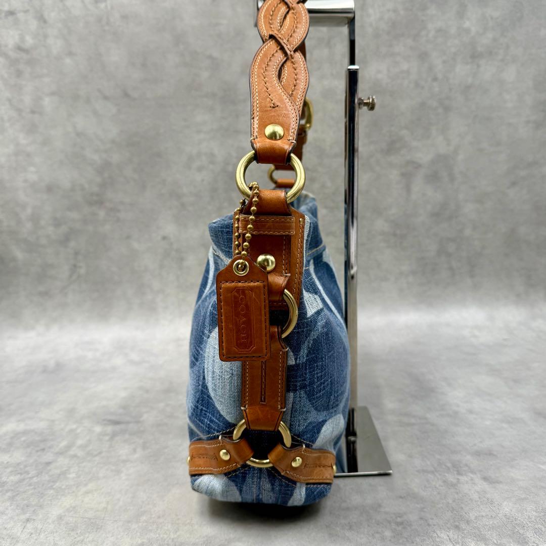 COACH コーチ ワンショルダーバッグ シグネチャー デニム 12197 - メルカリ