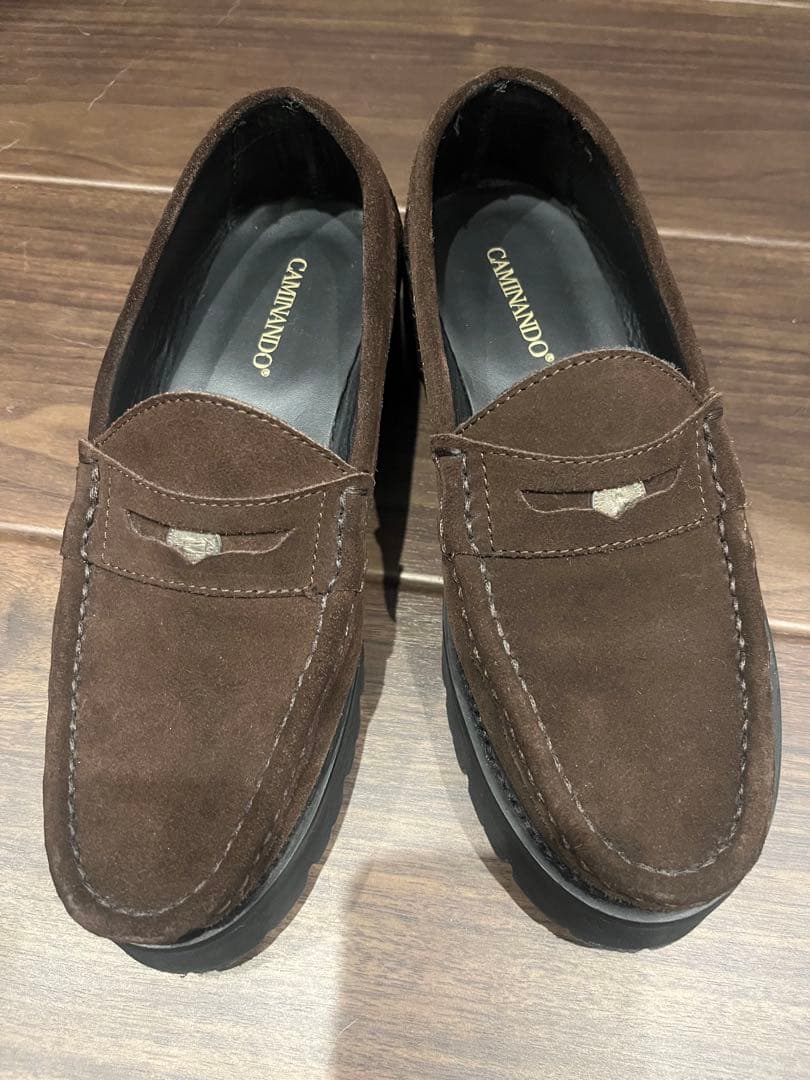 カミナンド スエードローファー サイズ7 - メルカリ