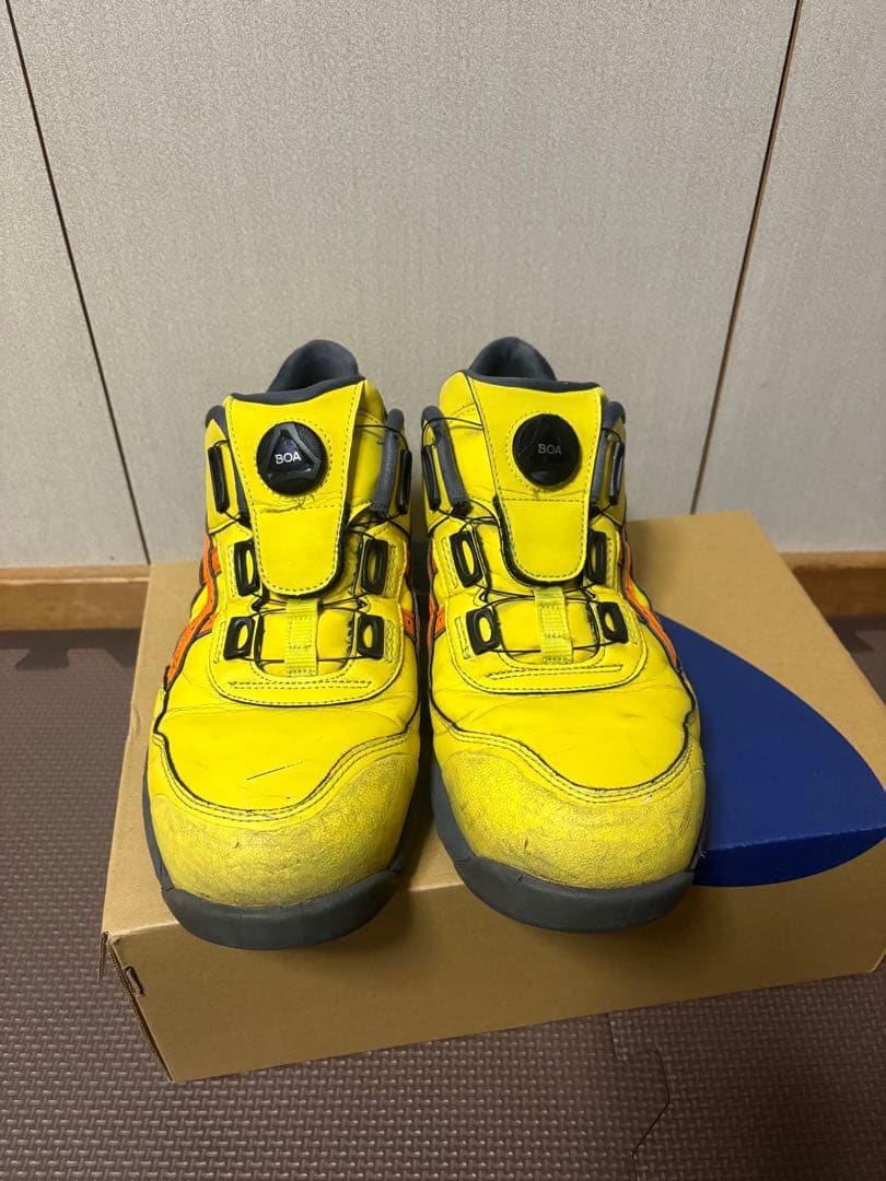 asics 安全靴 WINJOB CP306 BOA イエロー 26.5cm