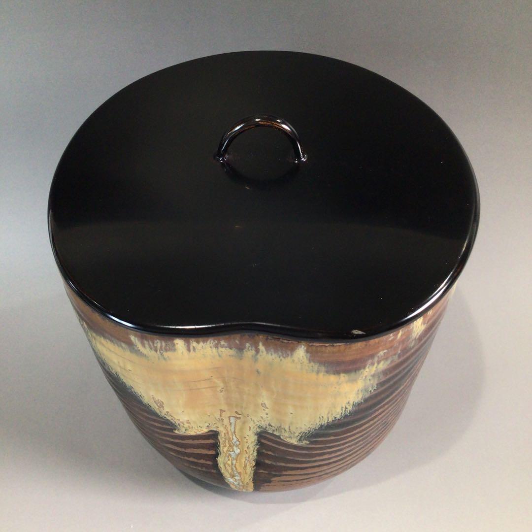 P655 水指 『高取焼』『鬼丸雪山造』 共箱 茶道具 - メルカリ