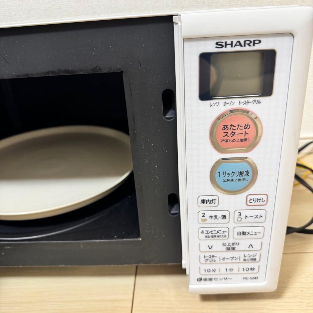 SHARP オーブンレンジ RE-S5D-W - メルカリ